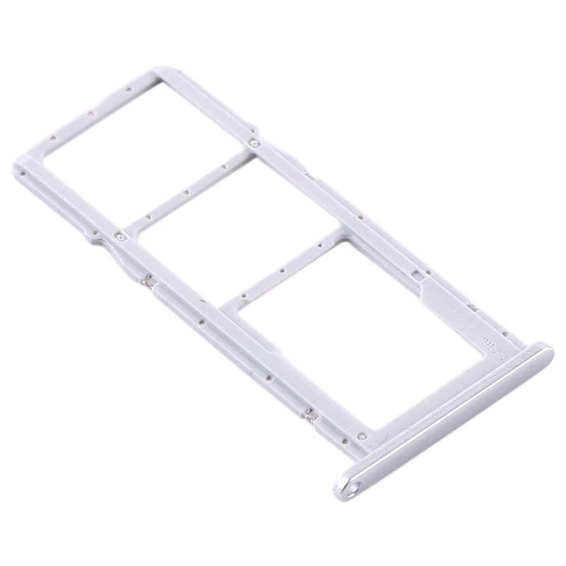 SIM Card Tray + SIM Card Tray + Micro SD Card Tray for Huawei Y6p (Silver)