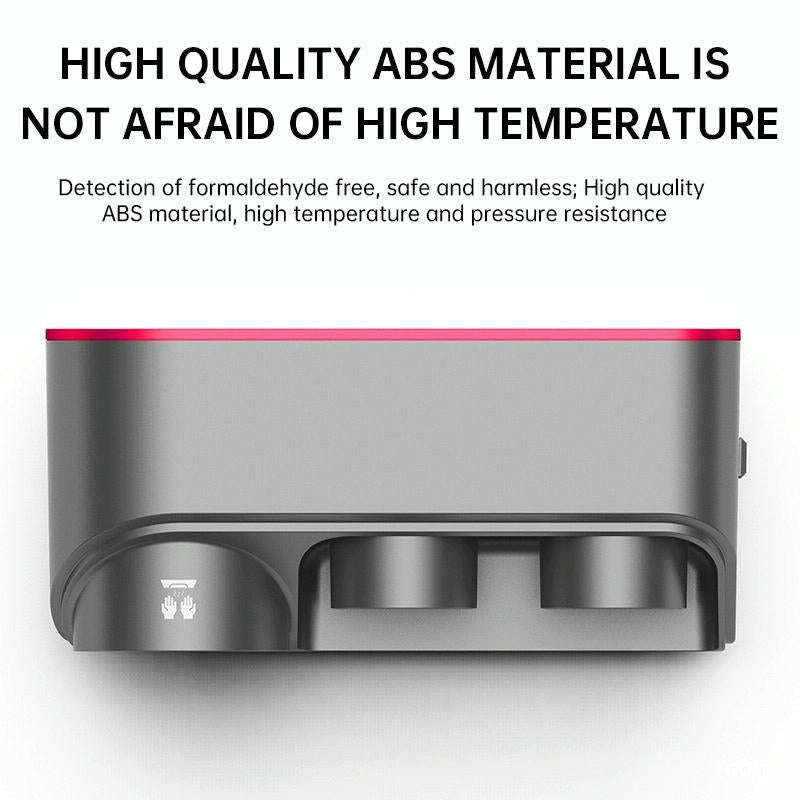 For Dyson Hair Dryer Bracket Storage Rack Wall Mounted Organizer Holders With Hand Dryer Elegant ...