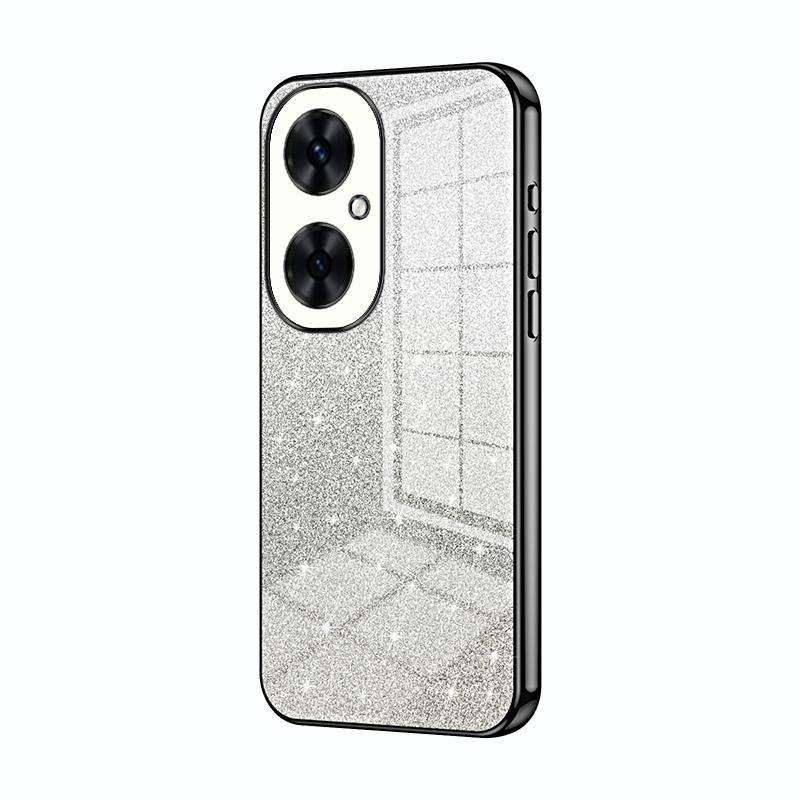 For Huawei Maimang 20 / nova 11i Gradient Glitter Powder Electroplated Phone Case(Black)