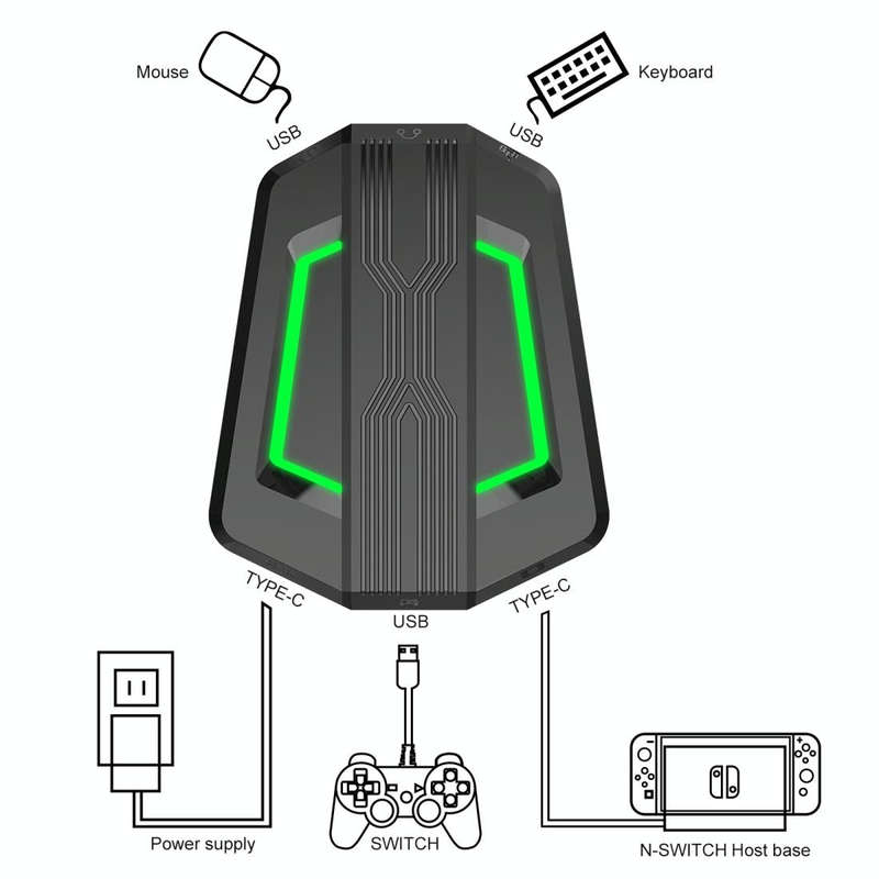HXSJ P6 Keyboard Mouse Converter