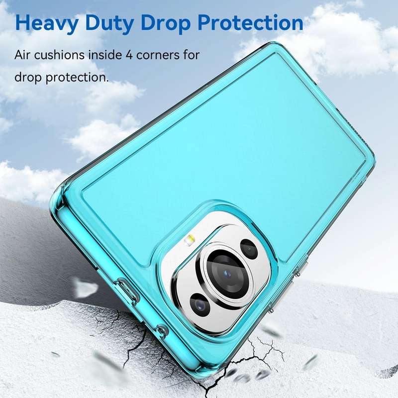 For Huawei Nova 11 Pro Candy Series TPU Phone Case(Transparent Blue)