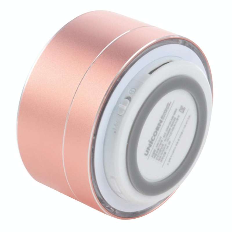 A10 Mini Portable Bluetooth Speaker Built-in MIC & LED, Support Hands-free Calls & TF Card(Rose G...