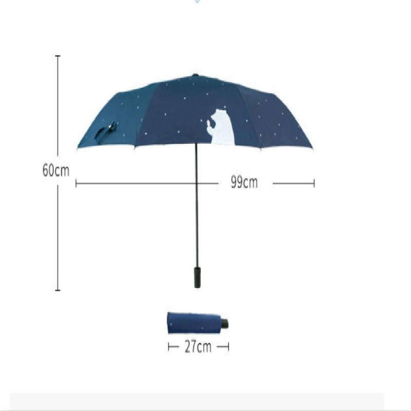 Anti-UV Umbrella Mini Pocket Folding Umbrella(White)