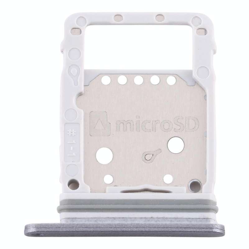 For Samsung Galaxy Tab S6 SM-T860 SIM Card Tray + Micro SD Card Tray (Silver)