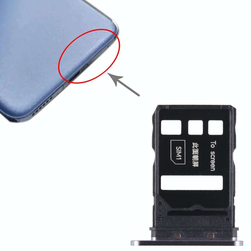 For Honor Magic5 SIM + SIM Card Tray (Black)