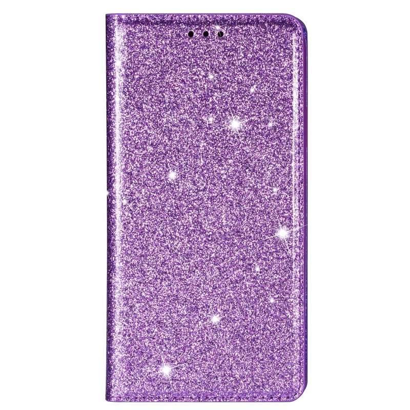 For Samsung Galaxy Note 9 Ultrathin Glitter Magnetic Horizontal Flip Leather Case with Holder & C...