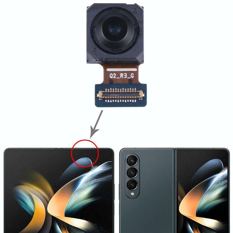 For Samsung Galaxy Z Fold4 SM-F936B Original Main Screen Front Facing Camera