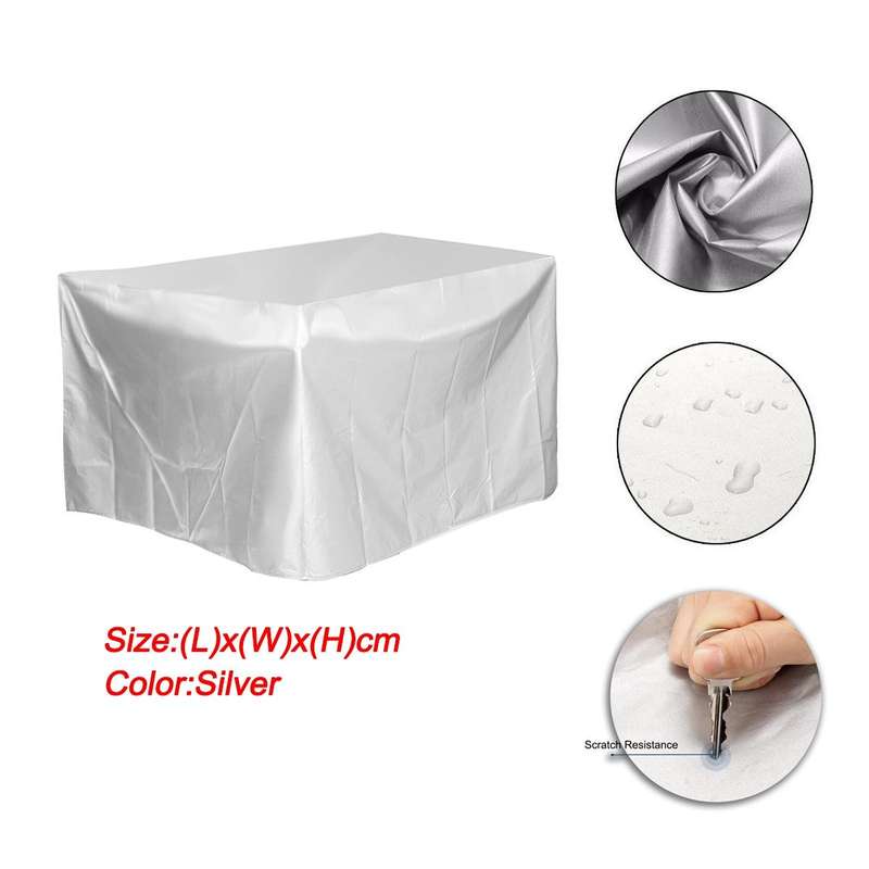 3D Printer Waterproof Cover Copier Dust Cover, Size: 43x43x32cm(Silver)