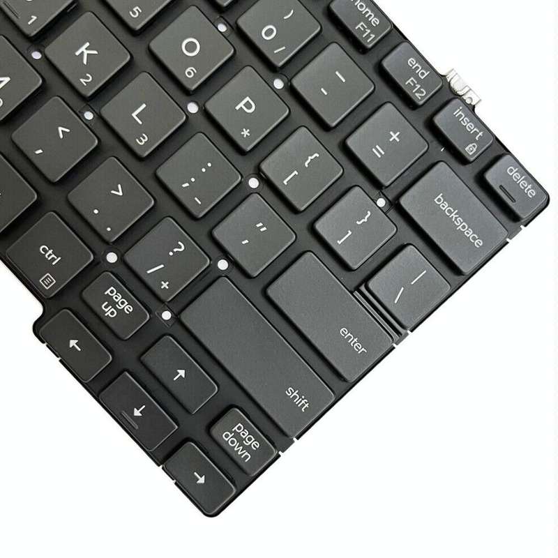 For Dell Latitude 7300 5300 5200 US Version Backlight Laptop Keyboard(Black)