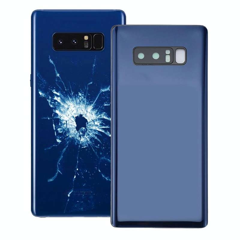 For Galaxy Note 8 Back Cover with Camera Lens Cover (Blue)