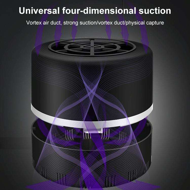 Home Bedroom Light Wave Physical Mosquito Trap Mosquito Lamp, Colour: Black