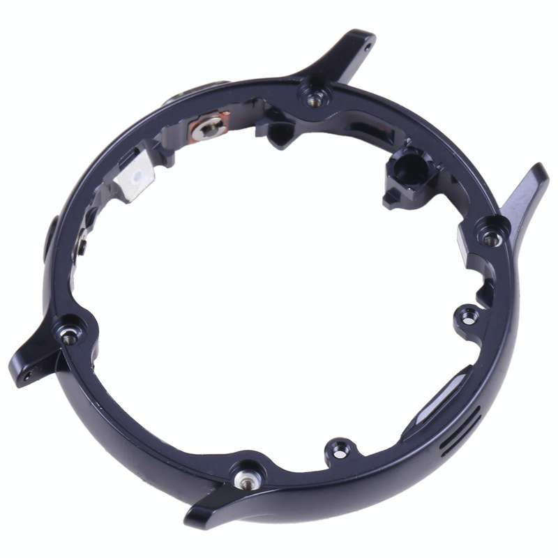 Aluminum Material LCD Screen Frame Bezel Plate For Samsung Galaxy Watch Active2 44mm SM-R820 (Black)