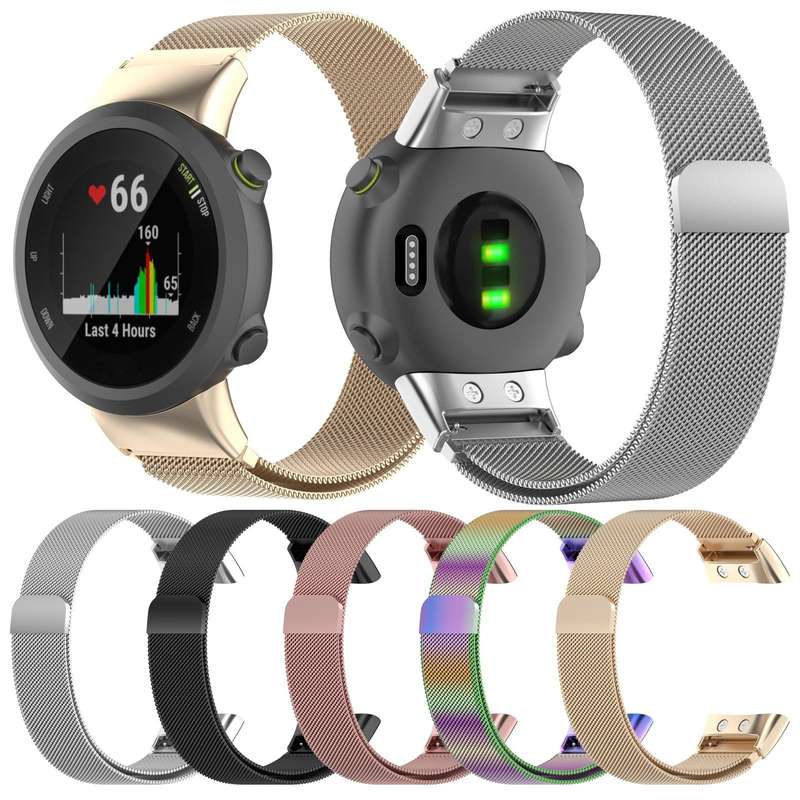 For Garmin Forerunner 35 / 30 Milanese Watch Band(Silver)