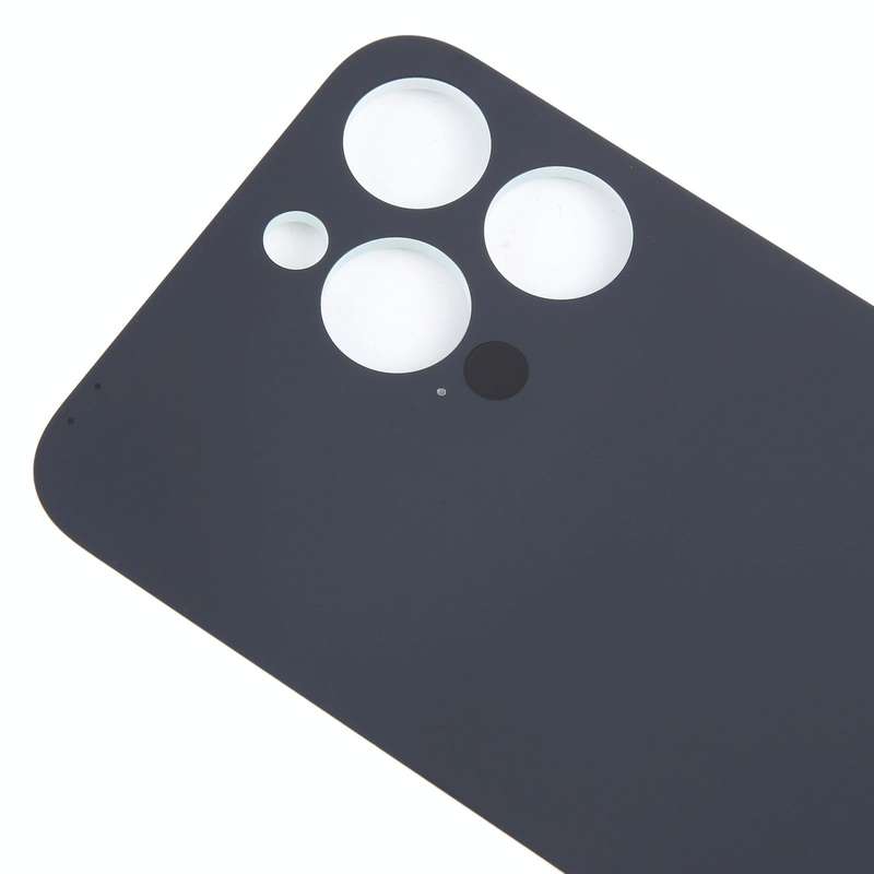 For iPhone 15 Pro Max Easy Replacement Big Camera Hole Glass Back Battery Cover(White)