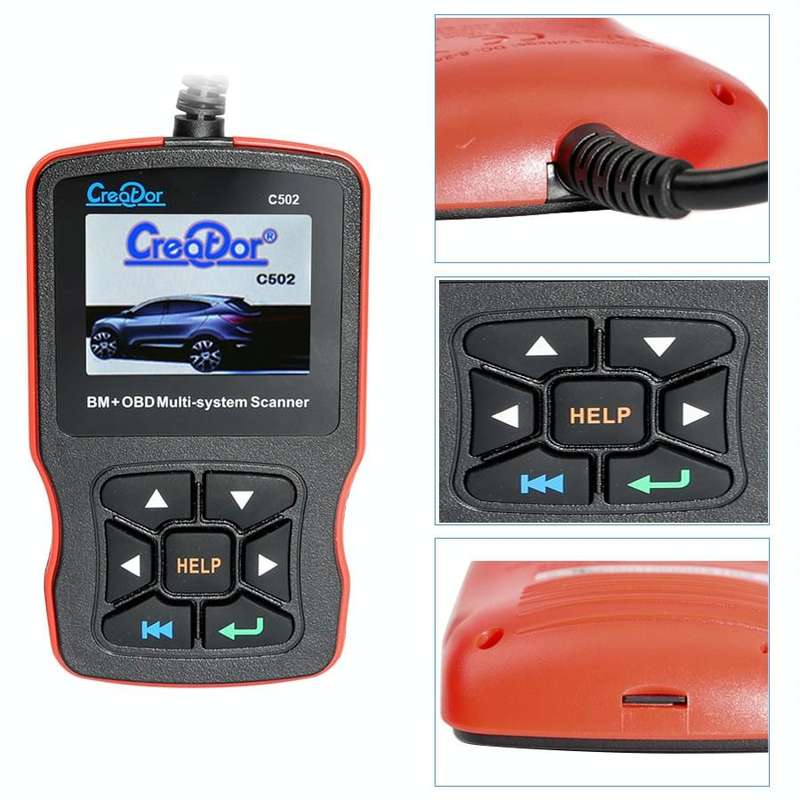 Creator C502 V7.6 Car OBD2 Multi-system Scanner Car Diagnostic Tool for Mercedes-Benz before 2016...