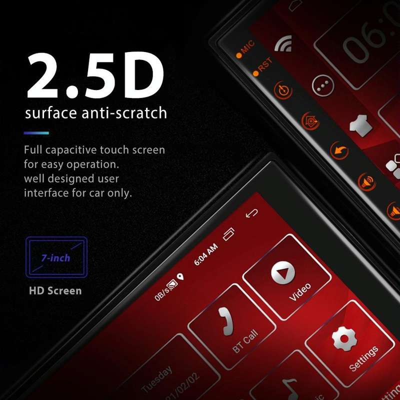 A2769 7 Inch Android Navigation WIFI Version 2+16G Vehicle Machine Central Control Large Screen, ...