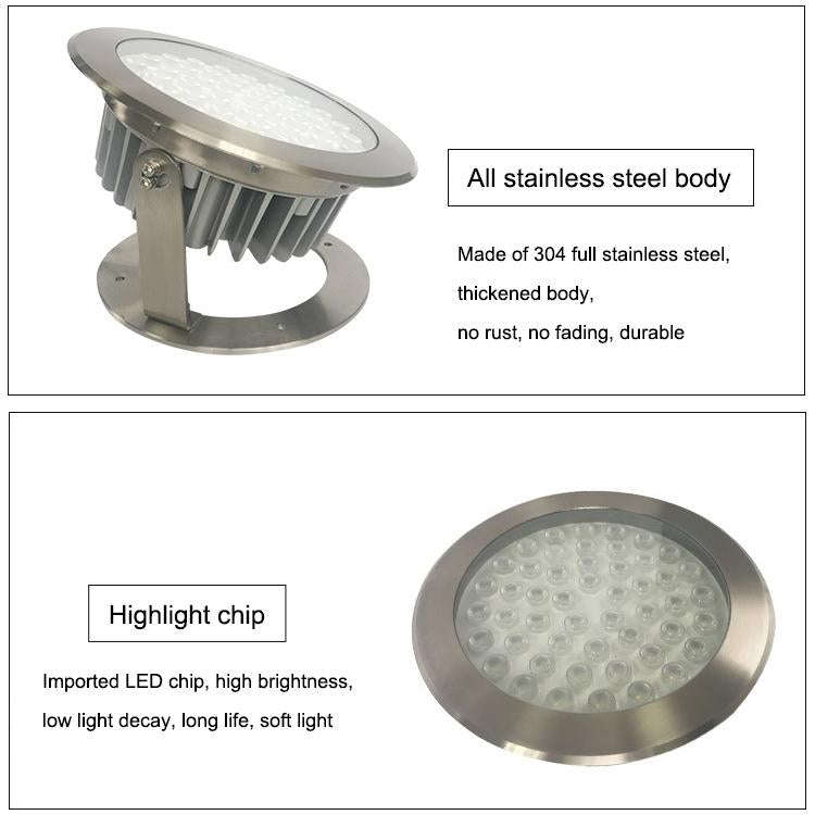 9W Square Park Landscape LED Underwater Light Pool Light(RGB)