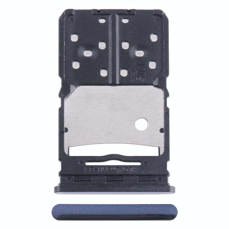For Tecno Camon 20 Pro SIM Card Tray + Micro SD Card Tray (Blue)