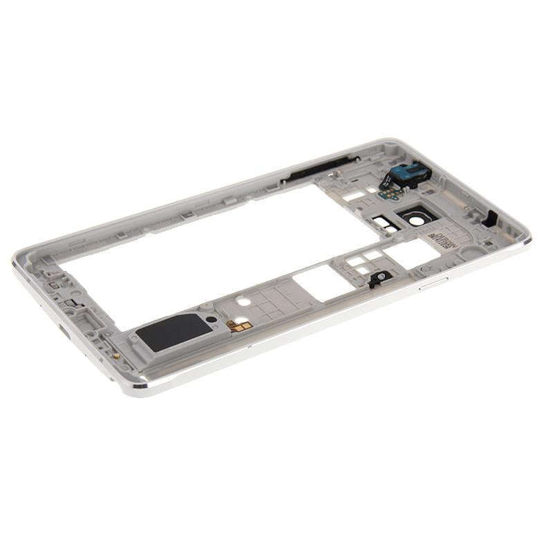 For Galaxy Note 4 / N910V Middle Frame Bezel Back Plate Housing Camera Lens Panel with Speaker Ri...