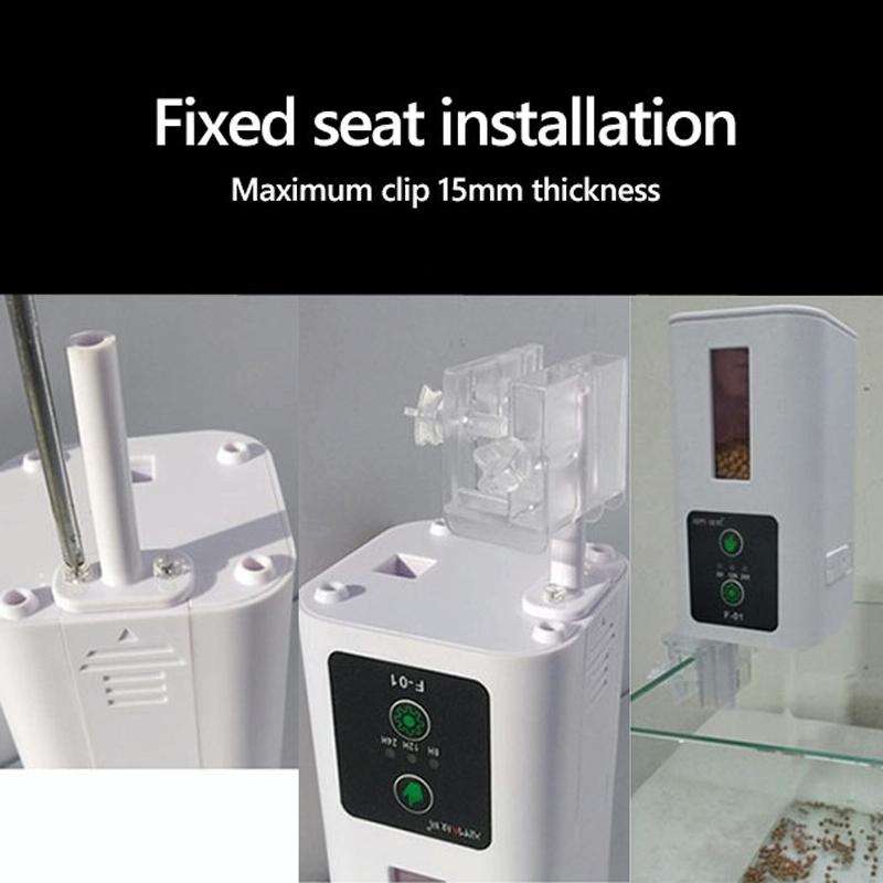 XINMA F-01 400ml Fish Tank Automatic Feeding Device Aquarium Intelligente Timing High-capacity Fi...