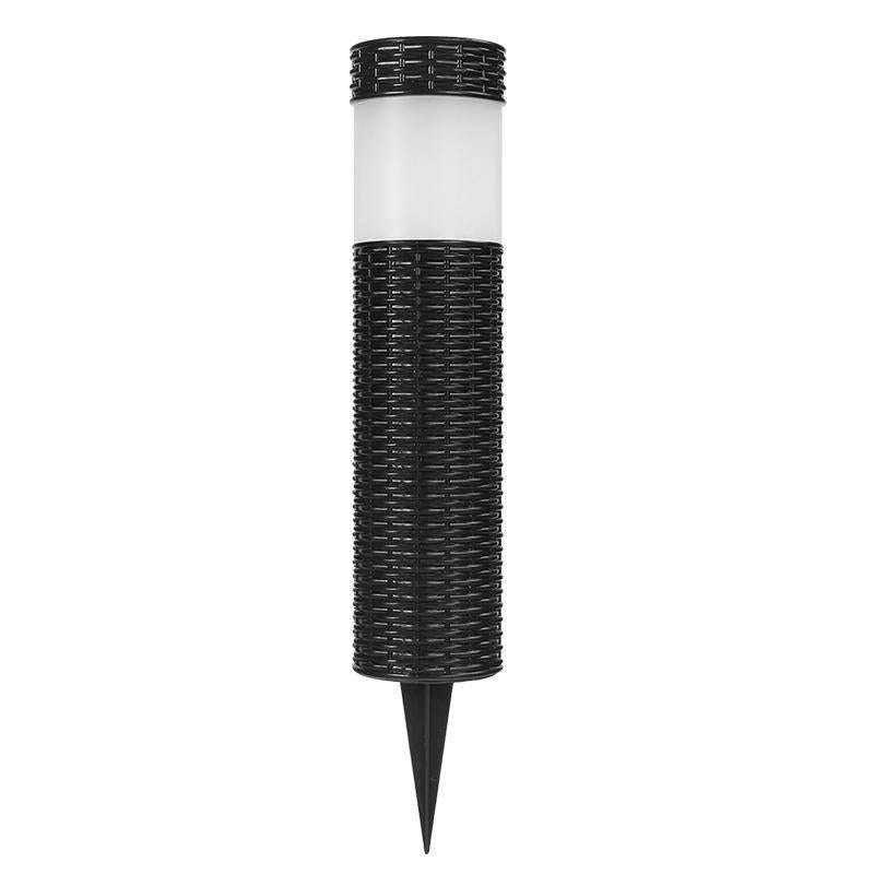 Solar LED Outdoor Waterproof Cylinder Lawn Light, Style: Warm Light