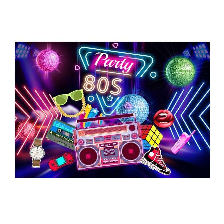 150x100cm Vintage Graffiti Party Decoration Photography Background Cloth