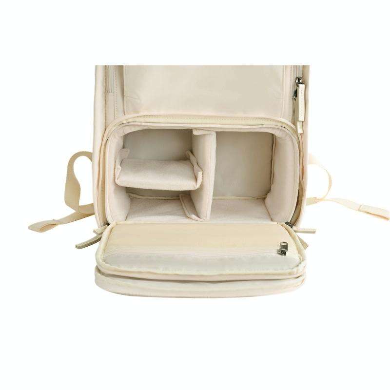CADeN Multifunctional Photography Camera Lens Inner Bag, Size:25.5 x 15.5 x 13.5cm(Beige)