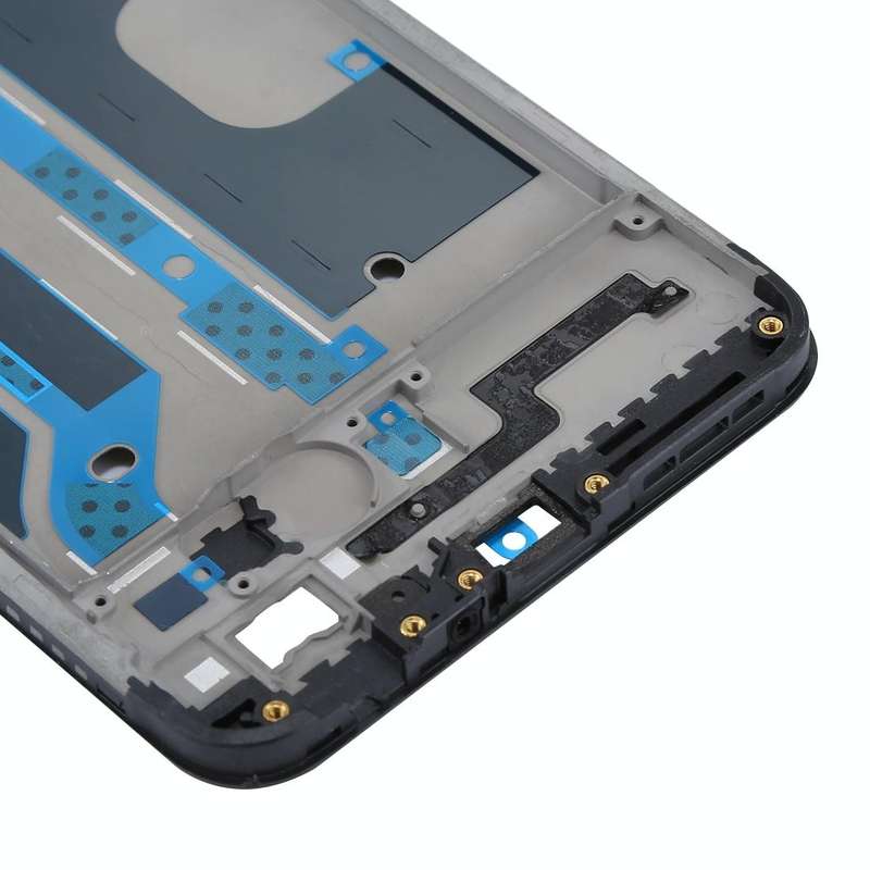 For OPPO A77 / F3 Front Housing LCD Frame Bezel Plate  (Black)