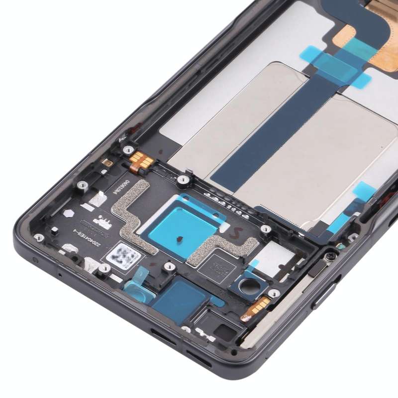 Front Housing LCD Frame Bezel Plate for Xiaomi Redmi K50 Gaming/Poco F4 GT(Black)
