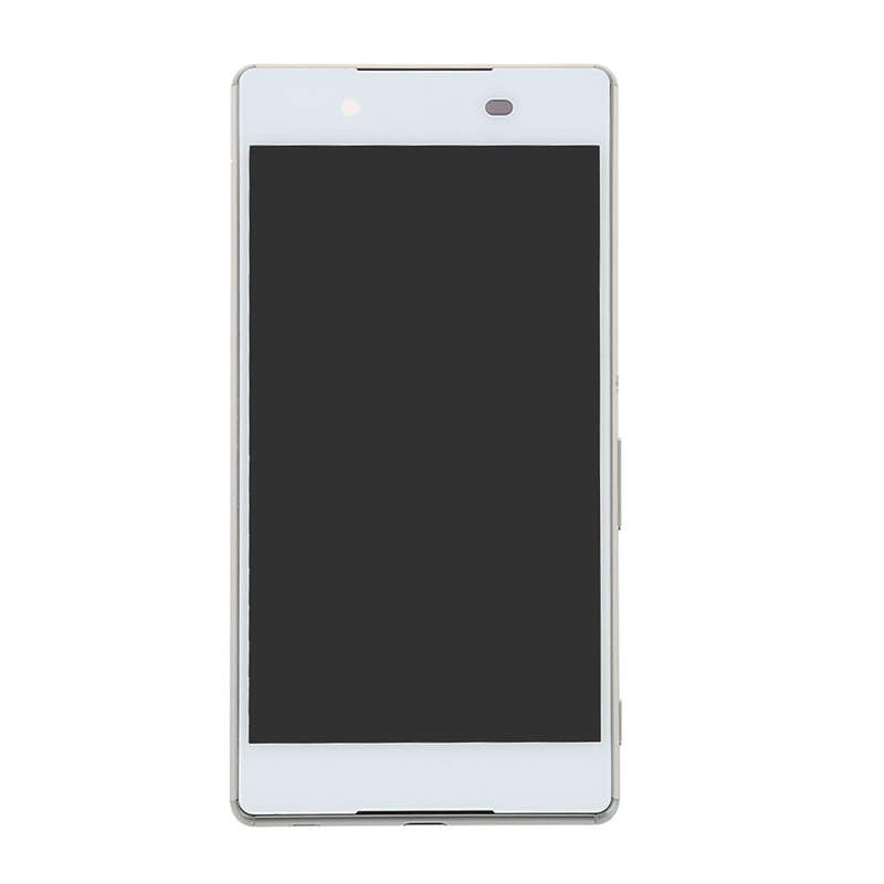 OEM LCD Screen for Sony Xperia Z4 Digitizer Full Assembly with Frame(White)