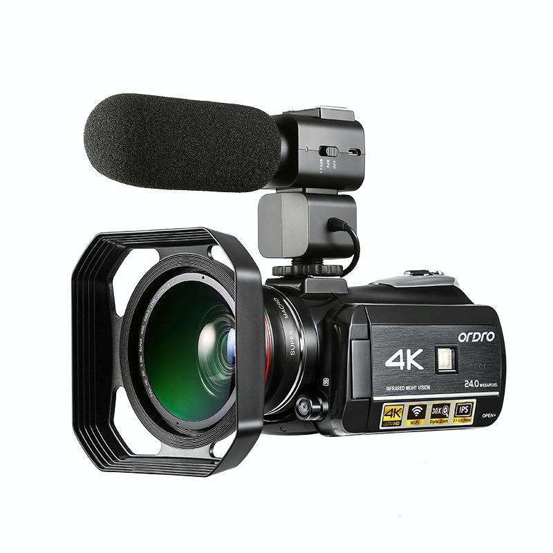 ORDRO AC3 3.1 inch IPS Screen 4K Full HD 13MP Night Vision WiFi Live Camcorder DV Digital Camera,...