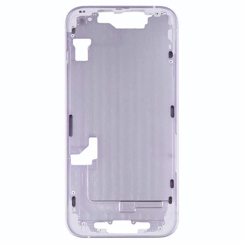 For iPhone 14 Middle Frame with Side Keys (Purple)