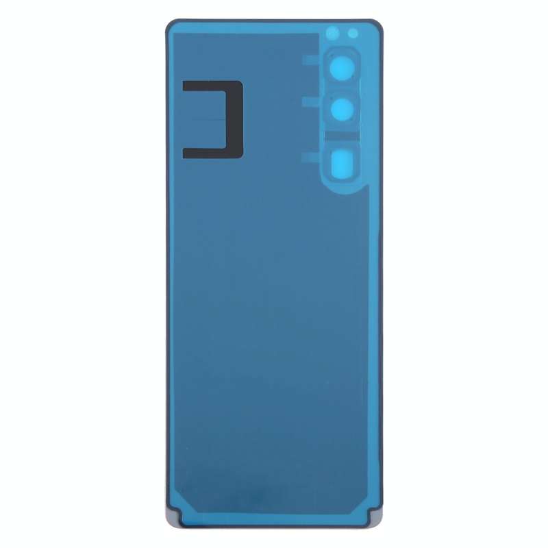 For Sony Xperia 5 III Original Battery Back Cover with Camera Lens Cover(Silver)