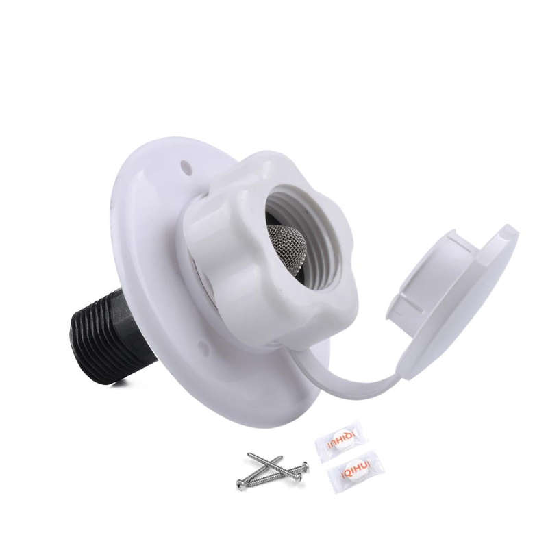 19mm Water Inlet Fill Hatch Lock One Way Non Return Check Valve for RV Camper Trailer Cars