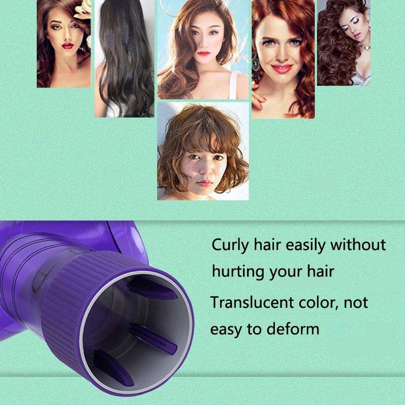 Curly Hair Hook Automatic Wave Curling Magic Hair Roller(Black)