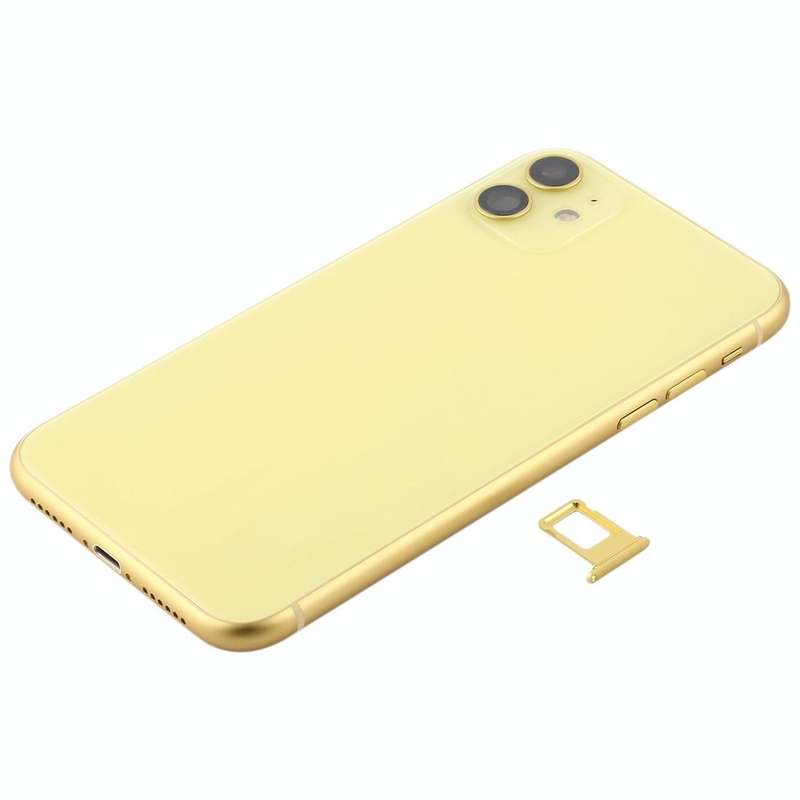 Battery Back Cover (with Side Keys & Card Tray & Power + Volume Flex Cable & Wireless Charging Mo...