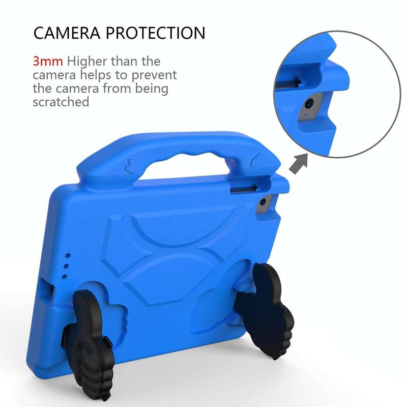 For iPad Mini 5/4/3/2/1 EVA Material Children Flat Anti Falling Cover Protective Shell With Thumb...