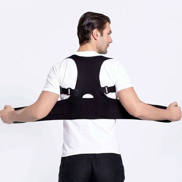 Male Female Adjustable Magnetic Posture Corrector Corset Back Men Brace Back Shoulder Belt Lumbar...