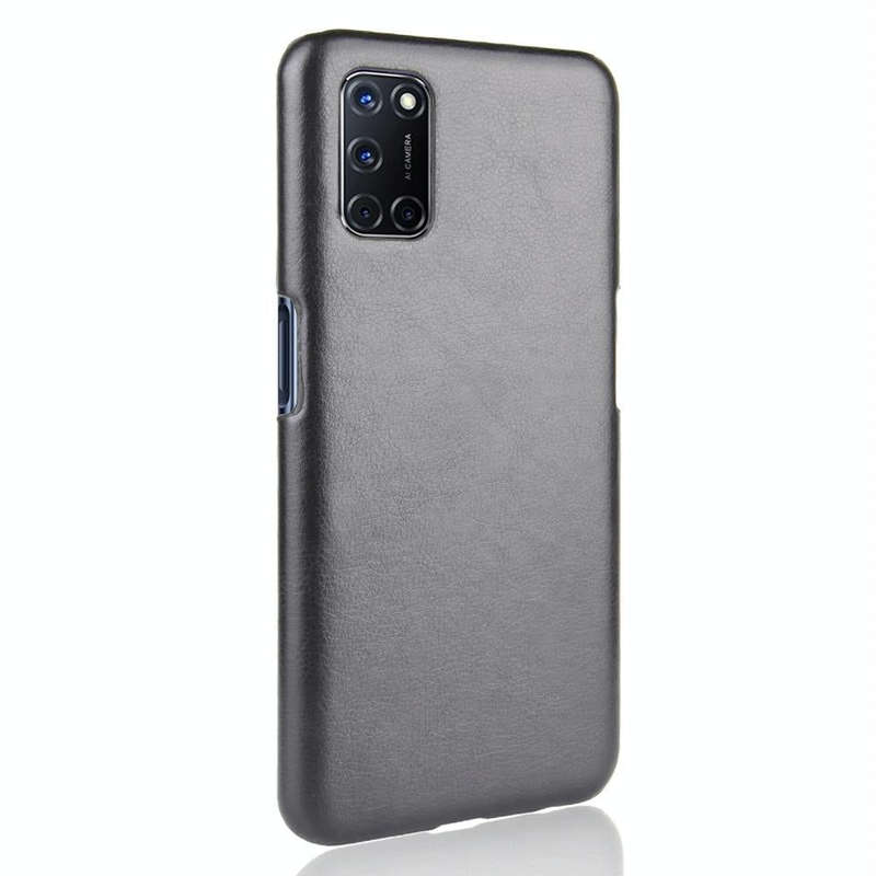 For Oppo A92/A52/A72 Shockproof Litchi Texture PC + PU Case(Black)