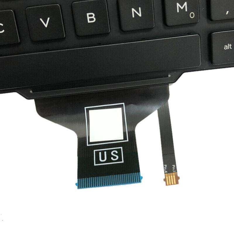 For Dell Latitude 7400 / 3400 US Version Backlight Keyboard