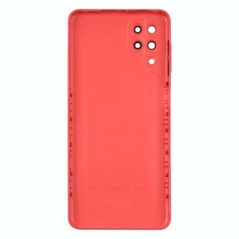For Samsung Galaxy A12 Battery Back Cover (Red)