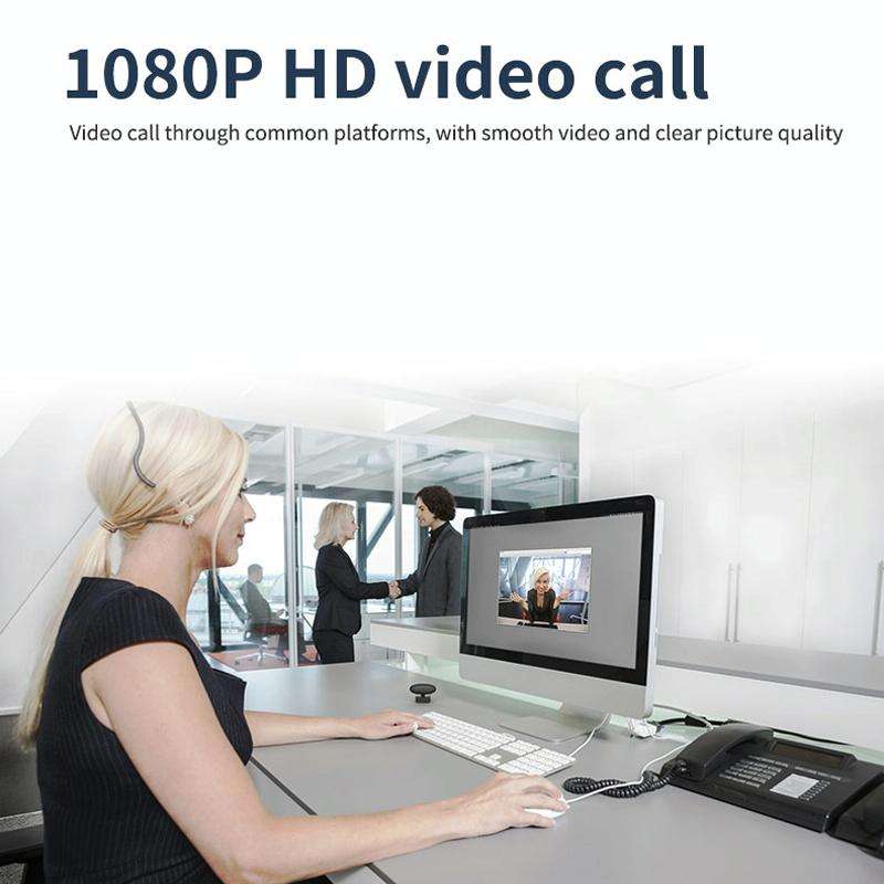 Full HD 1080P Webcam Built-in Microphone Smart Web Camera USB Streaming Live Camera With Noise Ca...