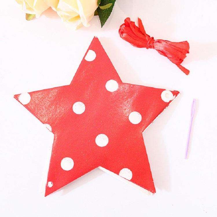 Five-pointed Star Pull Flower Bunting Birthday Holiday Party Decoration Store Dress up Layout Sup...