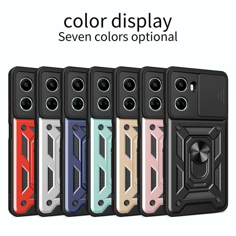 For Huawei nova 10 SE Sliding Camera Cover Design TPU+PC Phone Case(Gold)