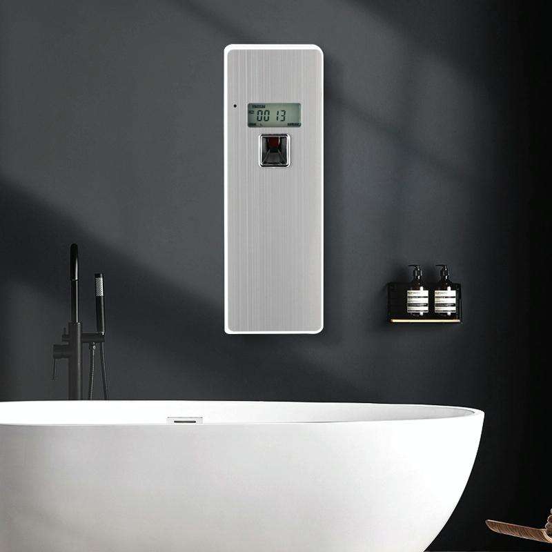 Anti-Corrosion Stainless Steel Panel LCD Digital Display Intelligent Automatic Fragrance Sprayer(...
