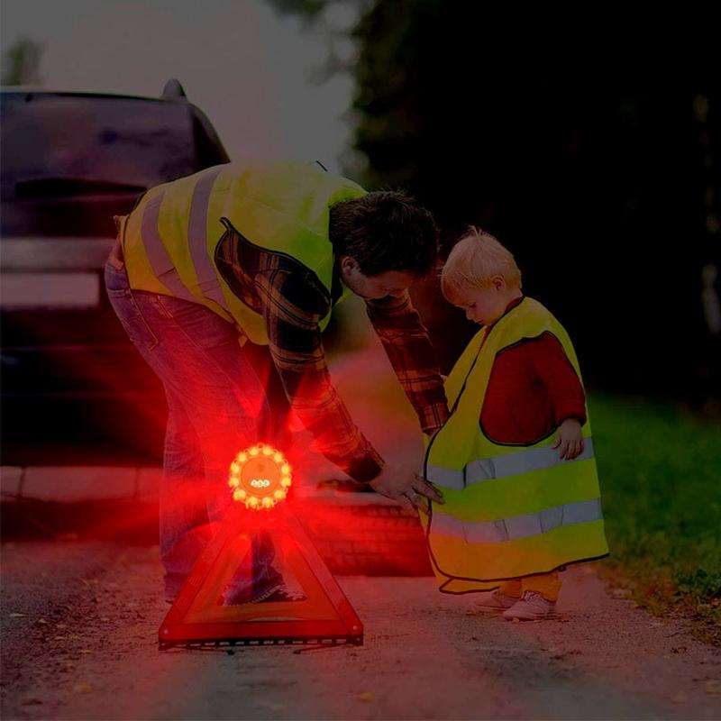 Car Road Emergency Flashing Warning Light LED Rotating Flashing Light