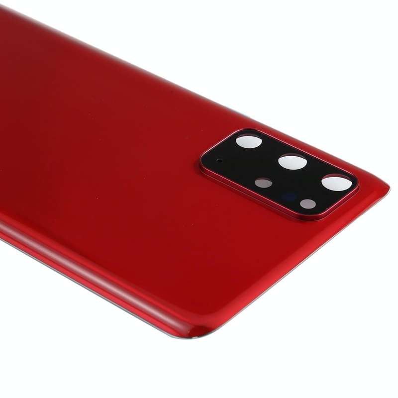 For Samsung Galaxy S20+ Battery Back Cover with Camera Lens Cover (Red)