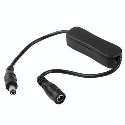 5.5 x 2.1mm DC Power Plug Male to Female Extension Connector Cable with ON / OFF Switch, Length: ...