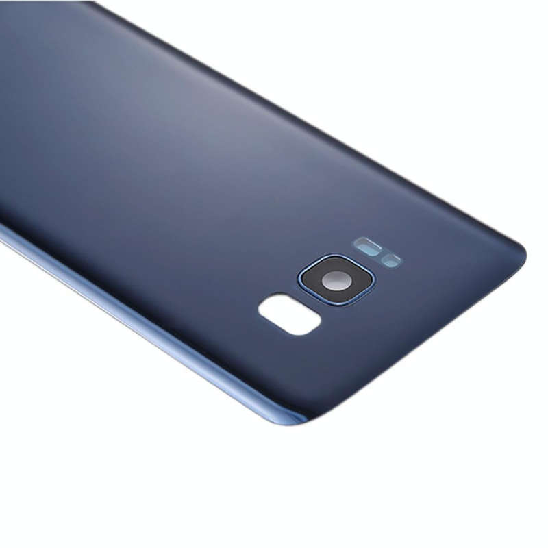 For Galaxy S8+ / G955 Battery Back Cover with Camera Lens Cover & Adhesive (Blue)