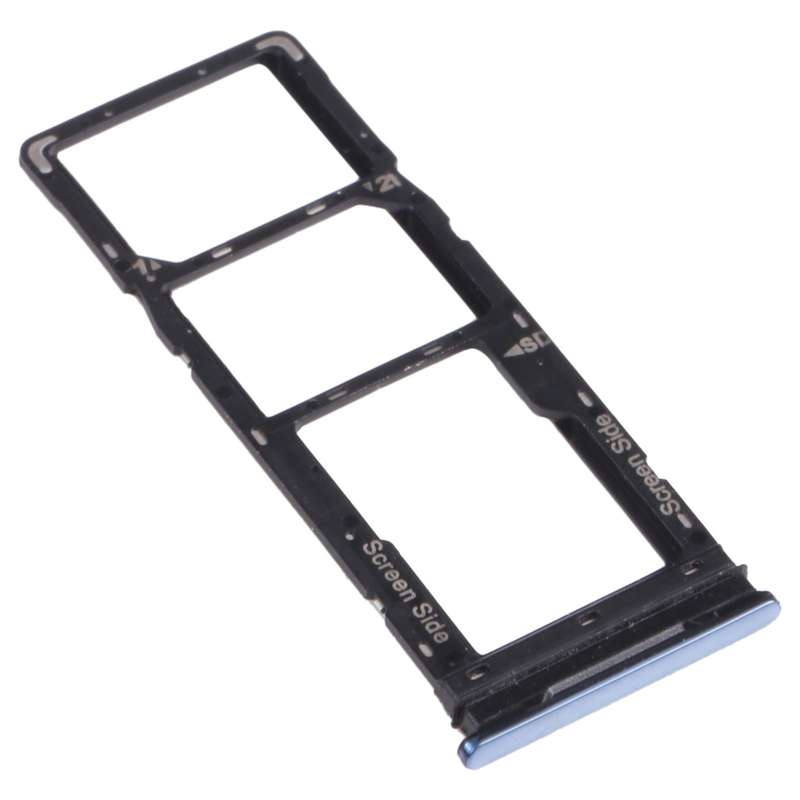 For infinix Note 8 X692 SIM Card Tray + SIM Card Tray + Micro SD Card Tray (Grey)